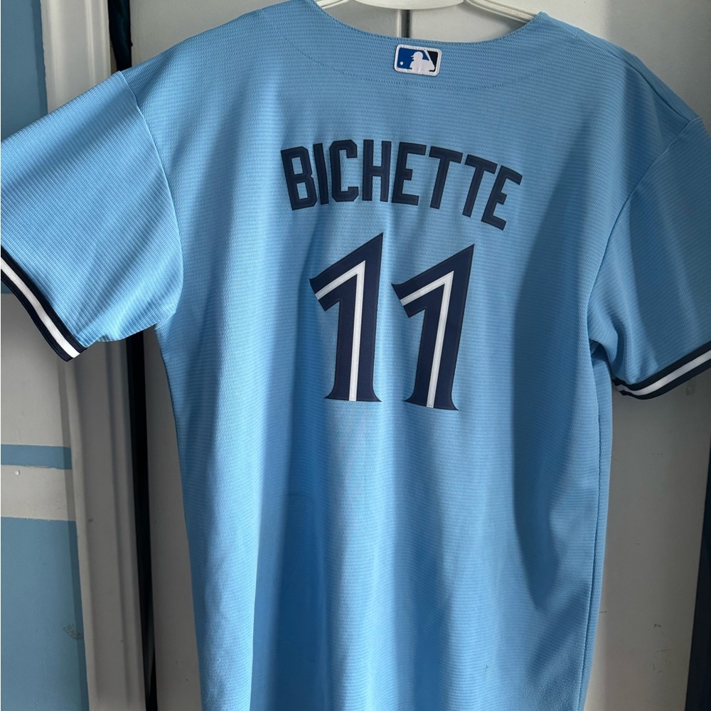 Nike Light Blue Athletic Jersey - Picture 2 of 3